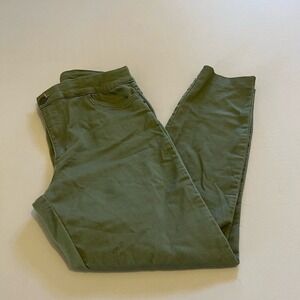 Christopher & Banks Green casual jeans 8 average